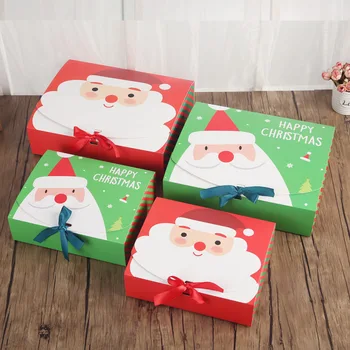 10pcs Vianočné pečivo Darčekové Balenie Papierové Krabice Na Narodeninovej Party Torte Čokoláda, Cukrovinky, Držiteľov HOBBY Ručné Prospech