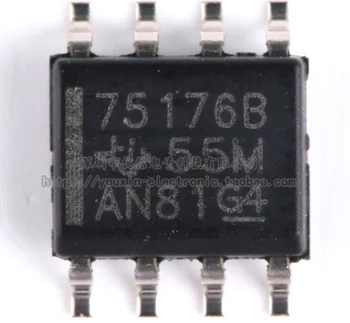  1PCS Pôvodné originálne patch SN75176BDR SOP-8 diferenciál vysielač, RS485, RS422