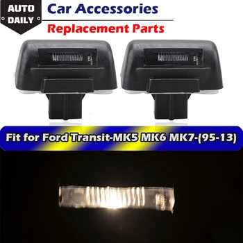  2 ks vhodné Pre Ford Transit Connect 2002-2013 MK5 MK6 MK7 1985-2013 Auto Licenčné Číslo Osvetlenia špz Svetlo Príslušenstvo