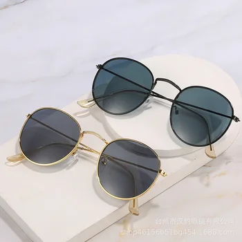  2021 nové malé rám módy klasické ženy slnečné okuliare retro dizajn značky luxusné mužov slnečné okuliare unisex vonkajšie kovové okuliare