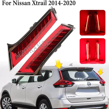  2ks LED zadné Svetlo Na Nissan Xtrail X-trail X trail 2014 2015 2016 2017 2018 2019 2020 Zadný Nárazník Brzdové Svetlo Reflektoru Lampa