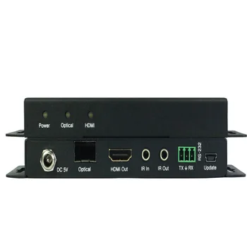  4K 60Hz HDMI Extender Cez Optický Kábel Až na 1km 3300FT 18Gbps IČ port RS232