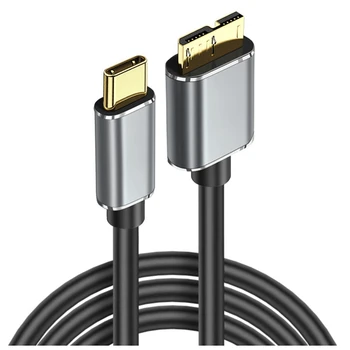  5Gbps USB Typu C Micro-B 3.0 Kábel 3A Rýchle Nabíjanie Pre Notebook Pevného Disku na Smartphone Micro-B Kábel Drôt