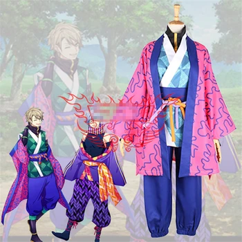  Anime Oblečenie A3 Miyoshi Kazunari Cosplay Kostým Ružová Kimono Haori Kabát Na Vianoce A