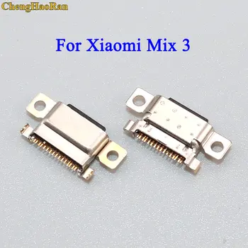  ChengHaoRan Pre Xiao Mix 3 Mix3 Micor USB Konektor Nabíjacieho Portu Zástrčky Dock Konektor Opravy Dielov