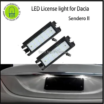  dahosun LED Licencia Lampa pre Dacia Sendero II
