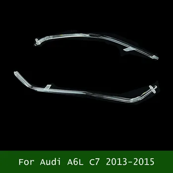  DRL Svetla Svetlometov Sprievodca Doska Denných prevádzkových Light Tube Auto Denných prevádzkových navigačnej Lišty Pre Audi A6L C7 roky 2013-2015