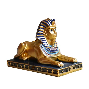  Egyptské Sfingy Socha Figúrka Socha Ancientdecoration Decorfigure Egypt Sochy Faraóna Živice Mytológie Zlato Ľudové Hračky