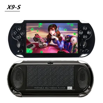  Hot Predaj X9S Video Herné Konzoly 5.1 Palcový HD Displej, Dvojitý ovládač Vstavaný 10000 Hry Multimediálne Prenosné Retro Hra, hráč