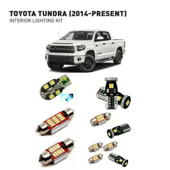  Interiérové Led osvetlenie Pre Toyota tundra 2014+ 20pc Led Svetlá Pre Autá osvetlenie auta automobilových žiaroviek Canbus