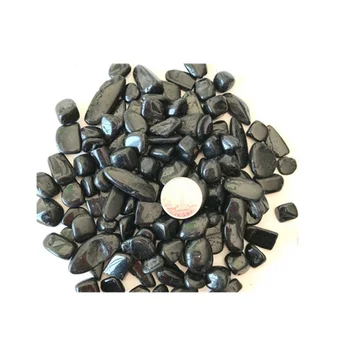  Kryštály liečivé kamene, prírodné quartz leštené čierny turmalín bubnové pre Domáce Dekorácie