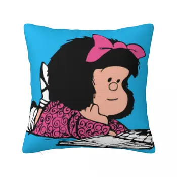  Mafalda Karikatúra Roztomilý obliečka na Vankúš Potlačené Tkaniny Vankúš Dekor Anime Vankúš na Pokrytie Domácej Drop Shipping 40X40cm