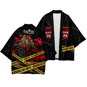  Muži a ženy tradičné Japonské kimono cardigan statočný vzor tričko letné Japonské kimono ostrihané oblek nohavice