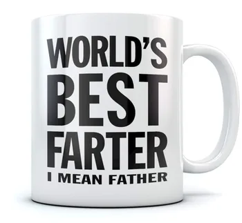  Najlepších svetových Farter, myslím, že Otec Káva Hrnček Vianočný, Deň otcov Dar na Otec, Dedko, Manžel Z Syn, Dcéra, Grandso