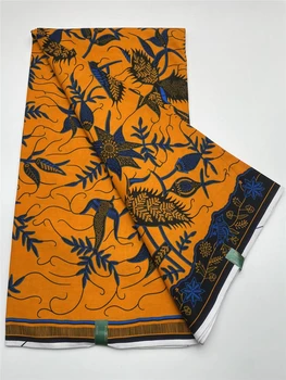 Naozajstný Vosk Afriky Vosk Textílie Nigérijský Ankara Blok Vytlačí Batik Textílie holandský Pagne 100% Bavlna Pre Šitie VL-135
