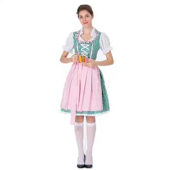  Nemecký Piva Oktoberfest Girl Kostým Bavorský Národný Kostým Bar Čašník Trakmi, Veľkosti S-3XL