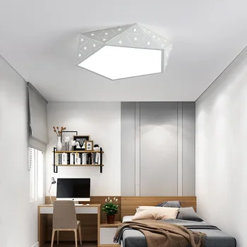  nordic krištáľový luster strop Posteli Hliníkové Stropné Lampy, Svietidlá, obývacia izba, spálňa, osvetlenie, svetelný Strop Ligting