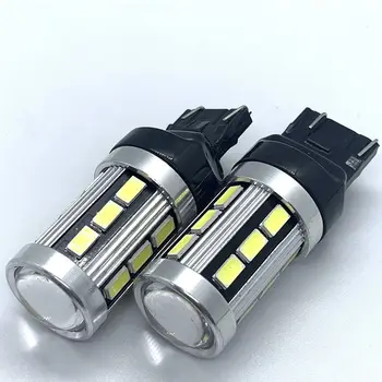  Nové Automobilové Žiarovky 18SMD 7443 Auto LED Strane Svetla, Xenon Hid Svetlometov Predné Šírka Žiarovka Brzdového Svetla