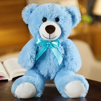  Nové darčeky tvorivé roztomilé farebné medveď, medvedík bábika plyšové hračky medveď bábiky Vianoce deti dovolenku dary