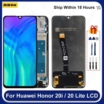  Nové Pre Huawei Honor 20 Lite LCD MAR-LX1H Displej Dotykový Displej Pre Huawei Honor 20i Displej HRY-LX1T LRA-TL00 LCD