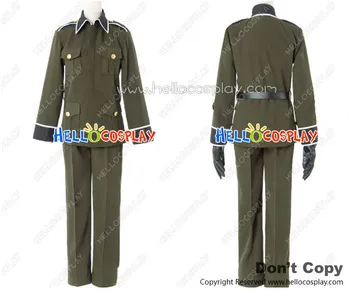  Os Právomoci Hetalia APH Cosplay Nemecko Vojenskú Uniformu Kostým H008