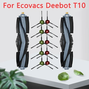  Podporu!12Pcs Náhradné Diely Pre Ecovacs Deebot T10 Vysávač Umývateľný Hlavné Bočné Kefy Na Čistenie podláh