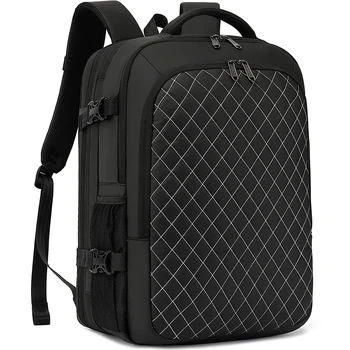  POSO 39L Veľkú Kapacitu Mens Rozšíriteľná Batohy USB Nabíjanie 17 palcový Notebook Tašky Nepremokavé Extensible Business Travel Bag