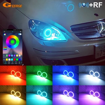  Pre Mercedes Benz B Trieda W245 2005-2011 BT App RF Diaľkové Ovládanie Ultra Svetlé Multi-Farebné RGB Led Angel Eyes Auta Halo Krúžky