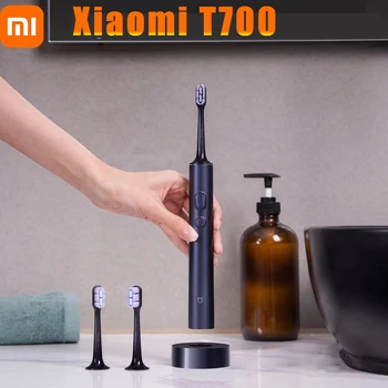  Pôvod Xiao MIJIA T700 Sonická Elektrická zubná Kefka, Bielenie Zubov, Ultrazvukových Vibrácií Ústne Čistiaci Štetec Smart APP LED Displej