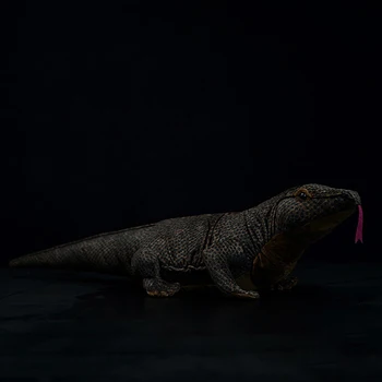 Simulácia Plnené Komodo Dragon Hračka Lguana Lizard Roztomilý Realistické Plyšové Hračky Mäkké Varanus Domodoensis Zvierat Bábika Modelu Deti Darček