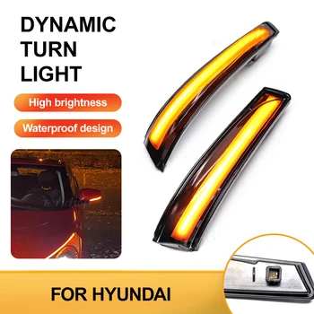  Spätné Zrkadlo Strane Repeater Lampa LED Dynamický Zase Signál Svetlo Na Hyundai Elantra / Avante MK5 MD UD 2011 2012 2013 2014 2015