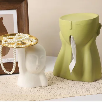  Tvorivé keramické kamenná socha tkaniva okno obývacej izbe, konferenčný stolík jedálenský stôl dizajn zmysel papierové krabice, dekorácie úložný box