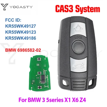  YOCASTY 3 Tlačidlá CAS3 PCF7945 Čip Smart Auto Fob Diaľkové Tlačidlo KR55WK49127 Pre BMW X5 E65 E83 X6 E46 E60 E63 E85 E90 E92